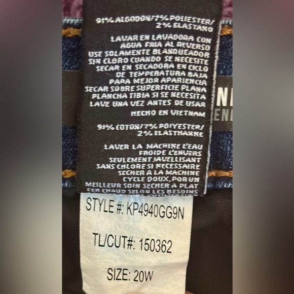 Kut From The Kloth Catherine Boyfriend, Plus Mid Rise Jeans Women’s Size 20W - Picture 9 of 9